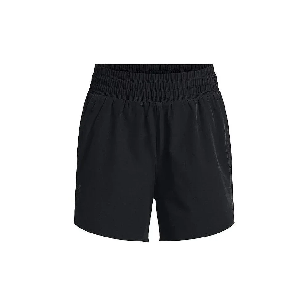 Under Armour Women's Flex Woven Short 5-Inch Medium Black Lightweight Breathable - Picture 6 of 6